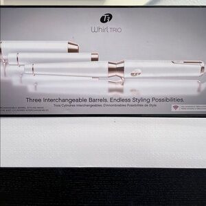 NEW!! T3 Whirl Trio Styling Set in White and Rose Gold